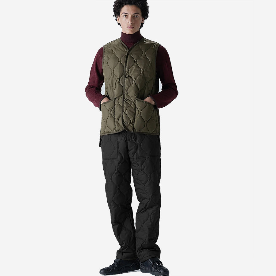 Military Easy Down Fatigue Pants - Black