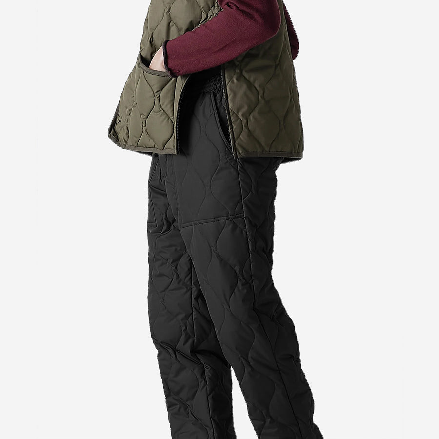 Military Easy Down Fatigue Pants - Black