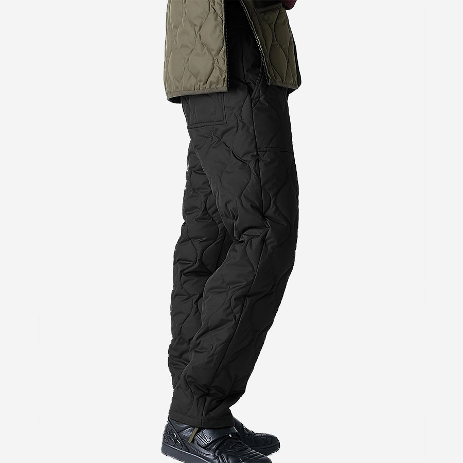 Military Easy Down Fatigue Pants - Black