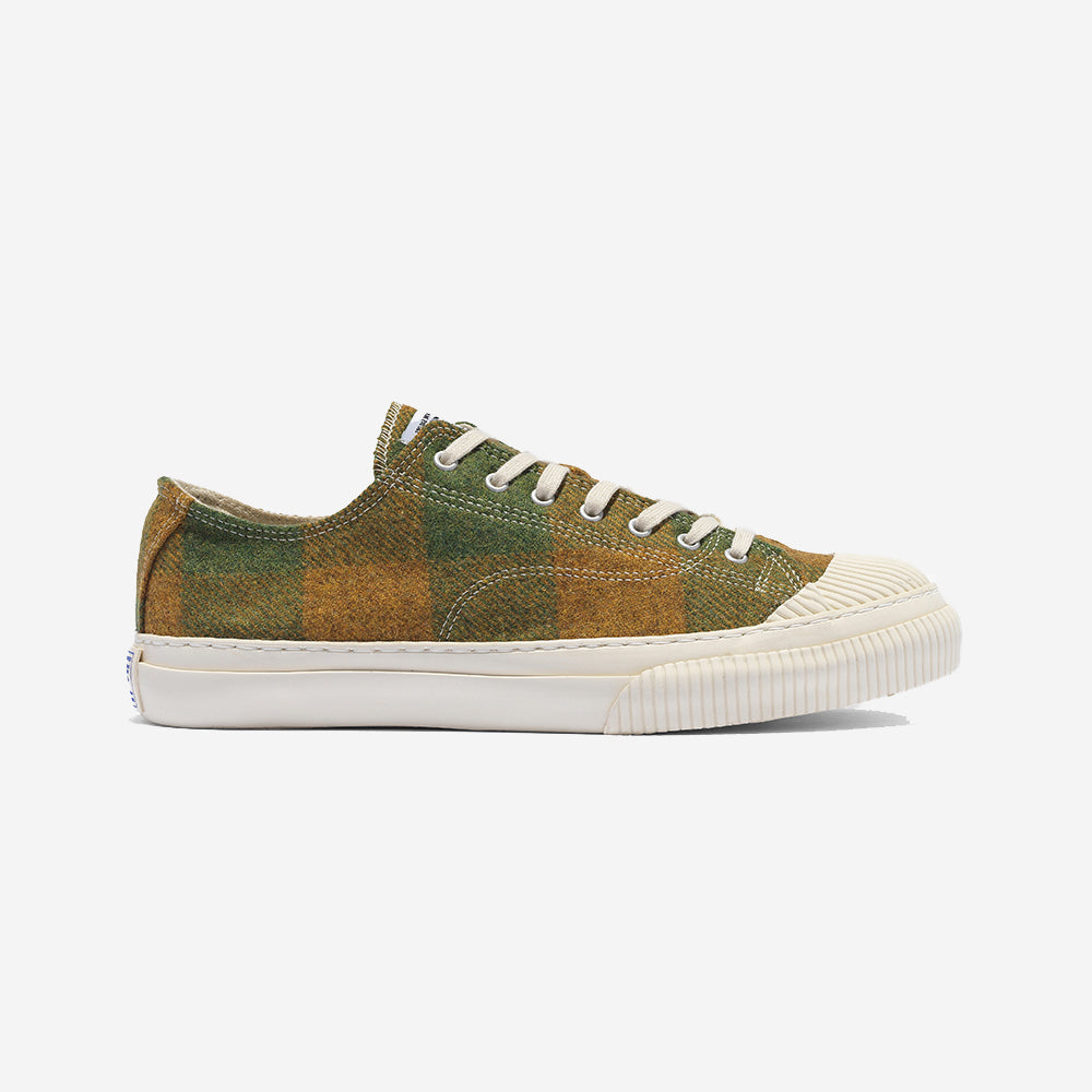 Military Standard Low Wool Sneaker - Check
