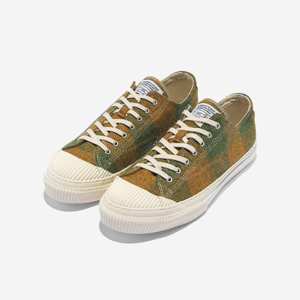 Military Standard Low Wool Sneaker - Check
