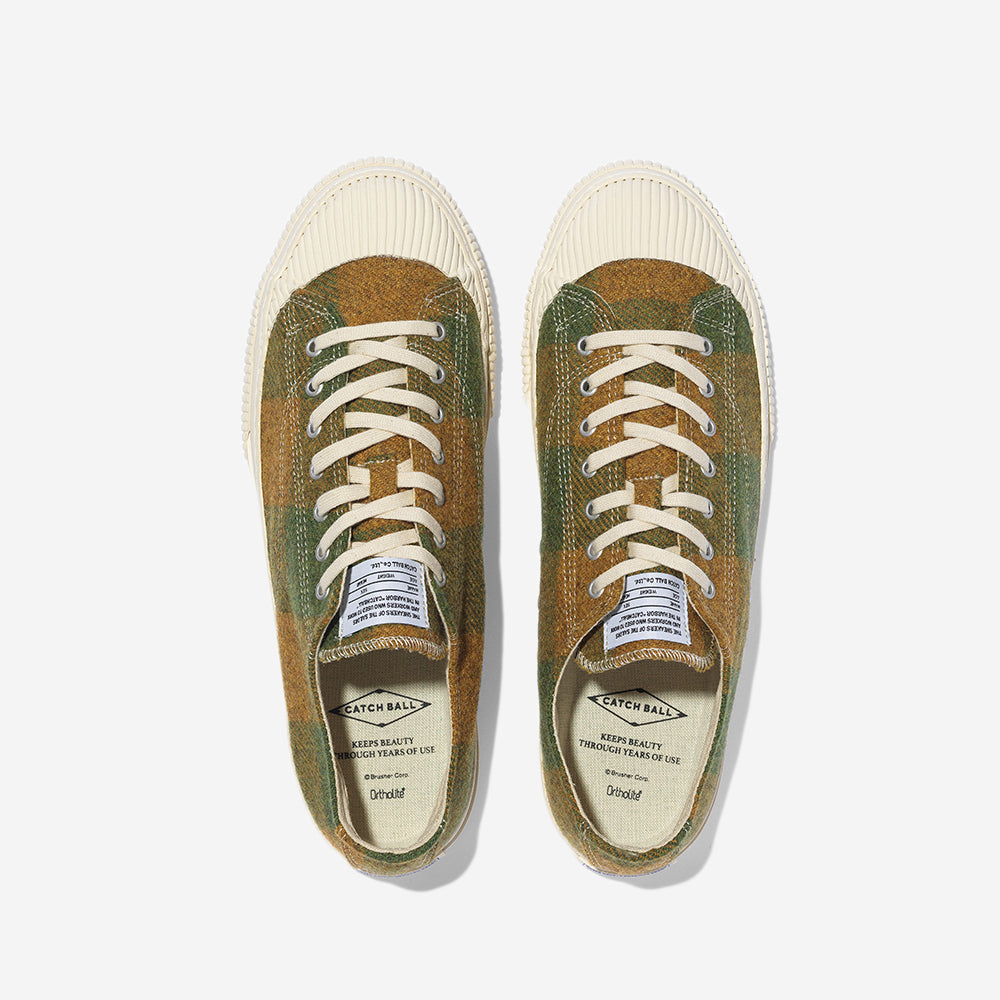 Military Standard Low Wool Sneaker - Check