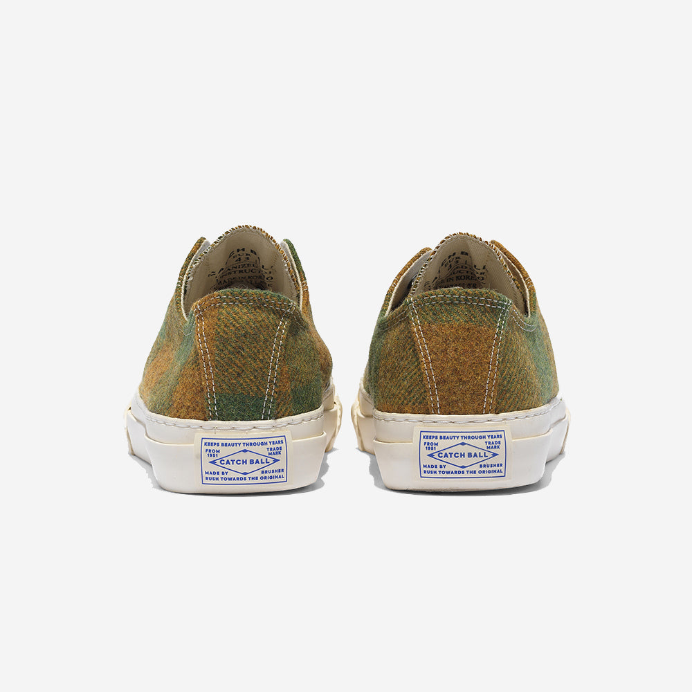 Military Standard Low Wool Sneaker - Check