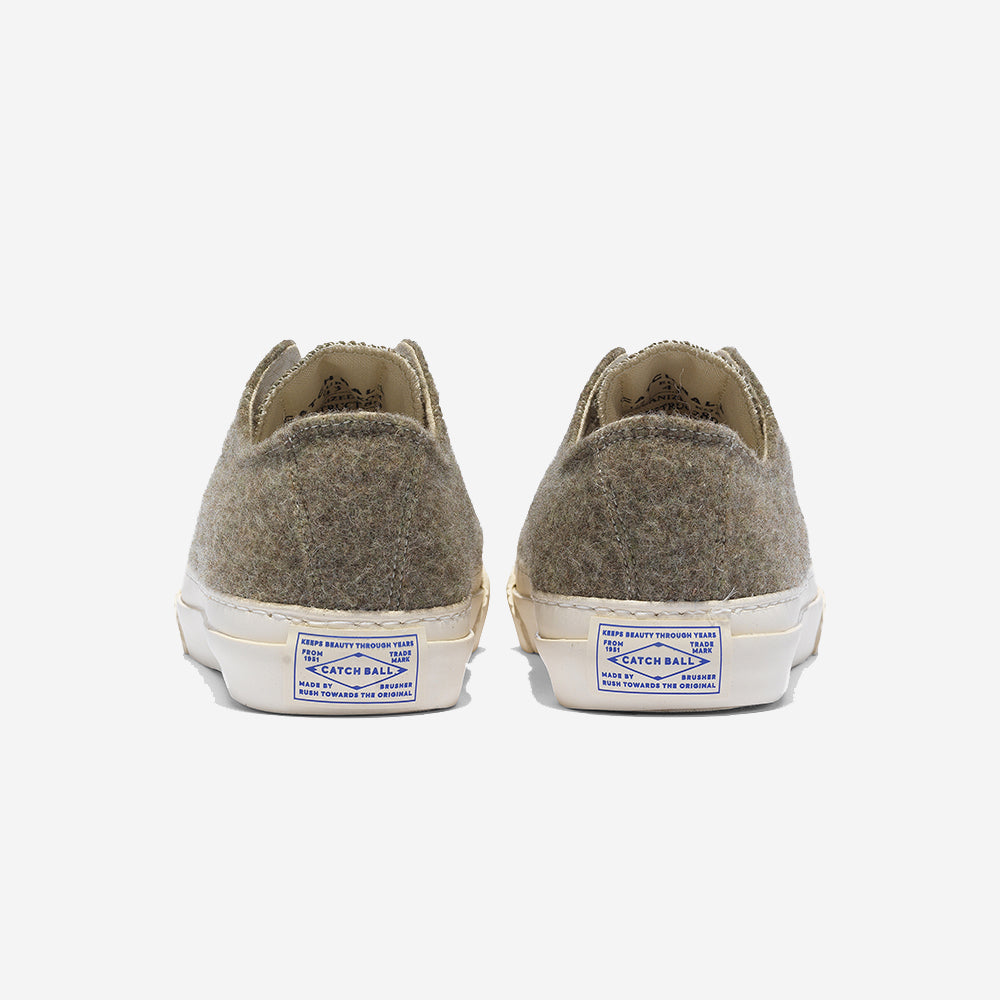 Military Standard Low Wool Sneaker - Grey