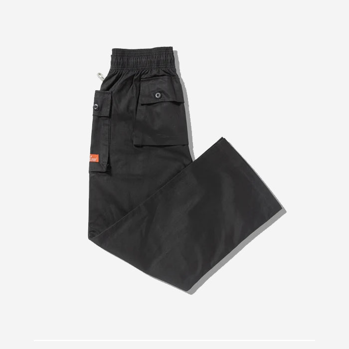 Monkey Loose Cargo Pants - Black Herringbone