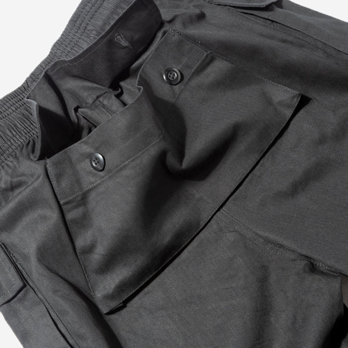 Monkey Loose Cargo Pants - Black Herringbone