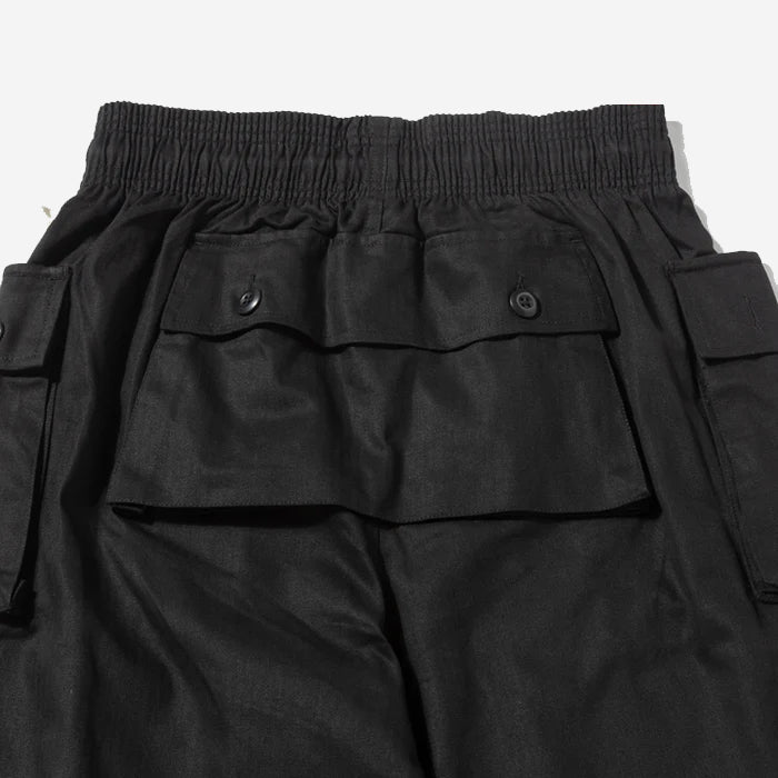Monkey Loose Cargo Pants - Black Herringbone