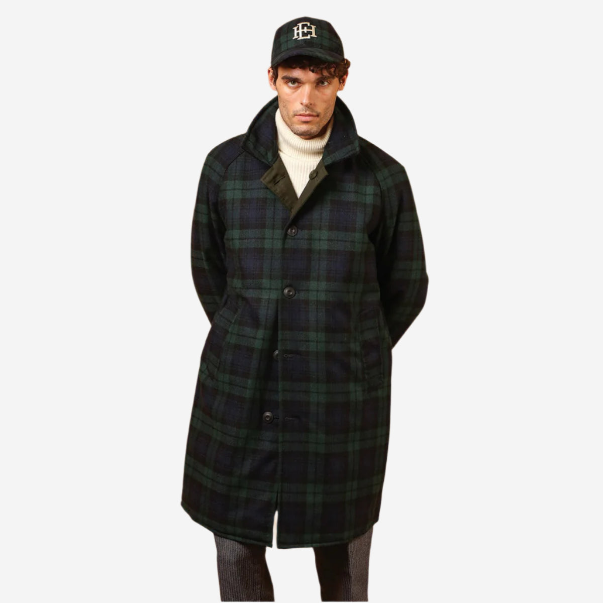 Murray Reversible Sport Coat - Olive/Blackwatch