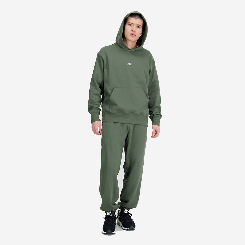 NB Athletics French Terry Hoodie - Deep Olive Green