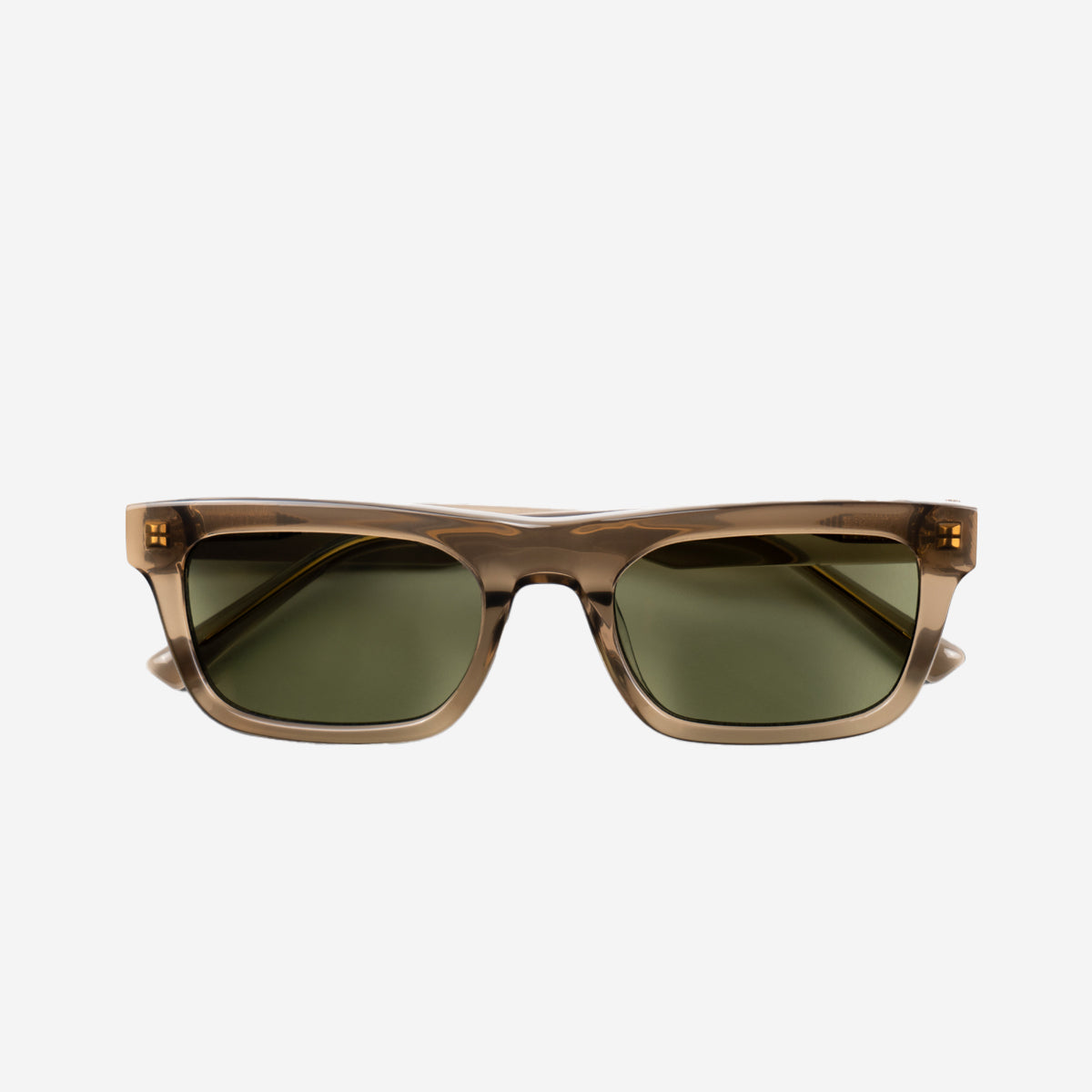 NEW DYLAN Rectangle Sunglasses - Bottle/Green