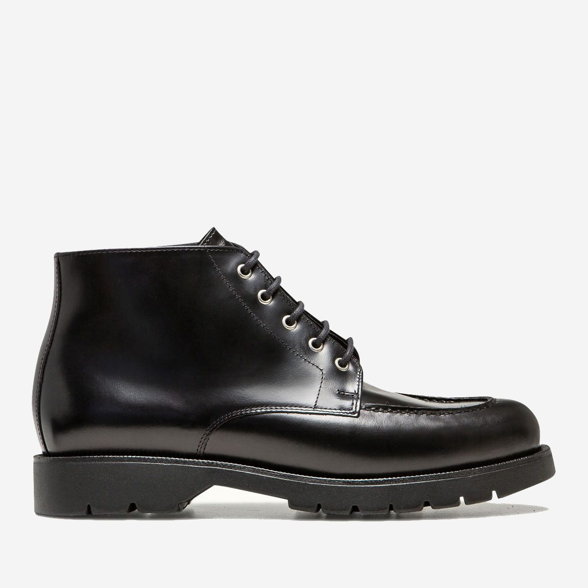 Oxal B2 Leather Ankle Boots - Glossy Black