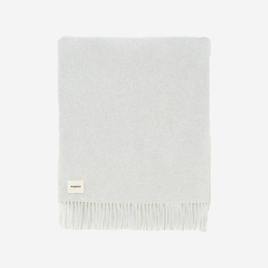 Odda Wool Cashmere Scarf - Light Grey