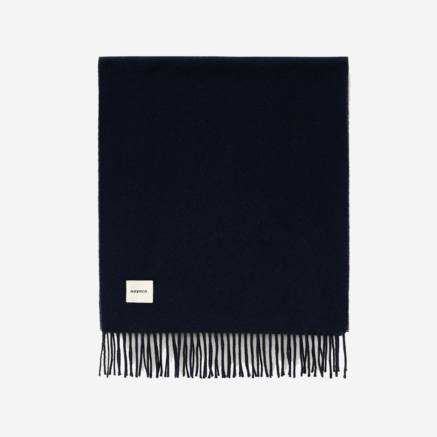 Odda Wool Cashmere Scarf - Navy