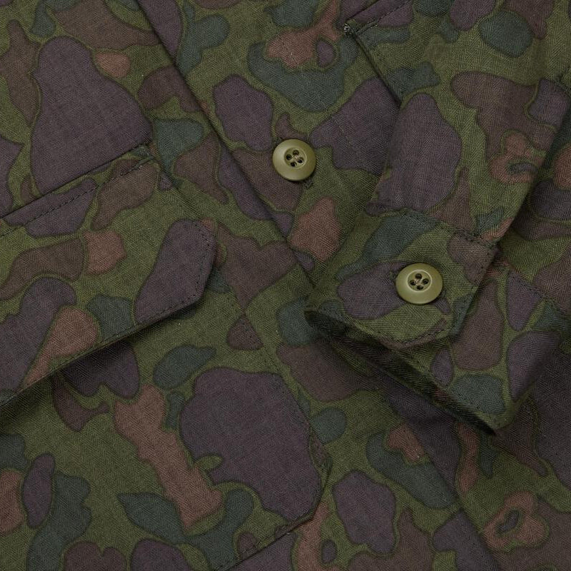 Officer Overshirt - Dark Frog Camo HBT