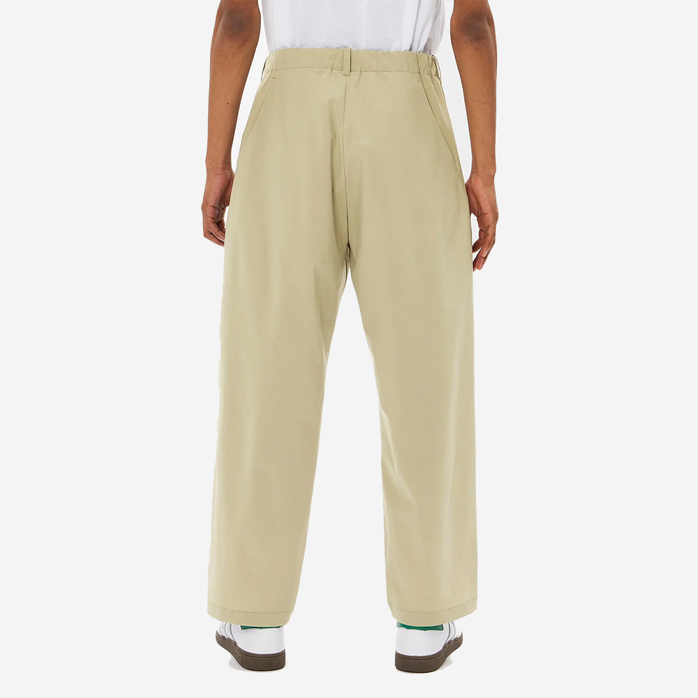 One Tuck Tapered Light Pants - Dark Olive
