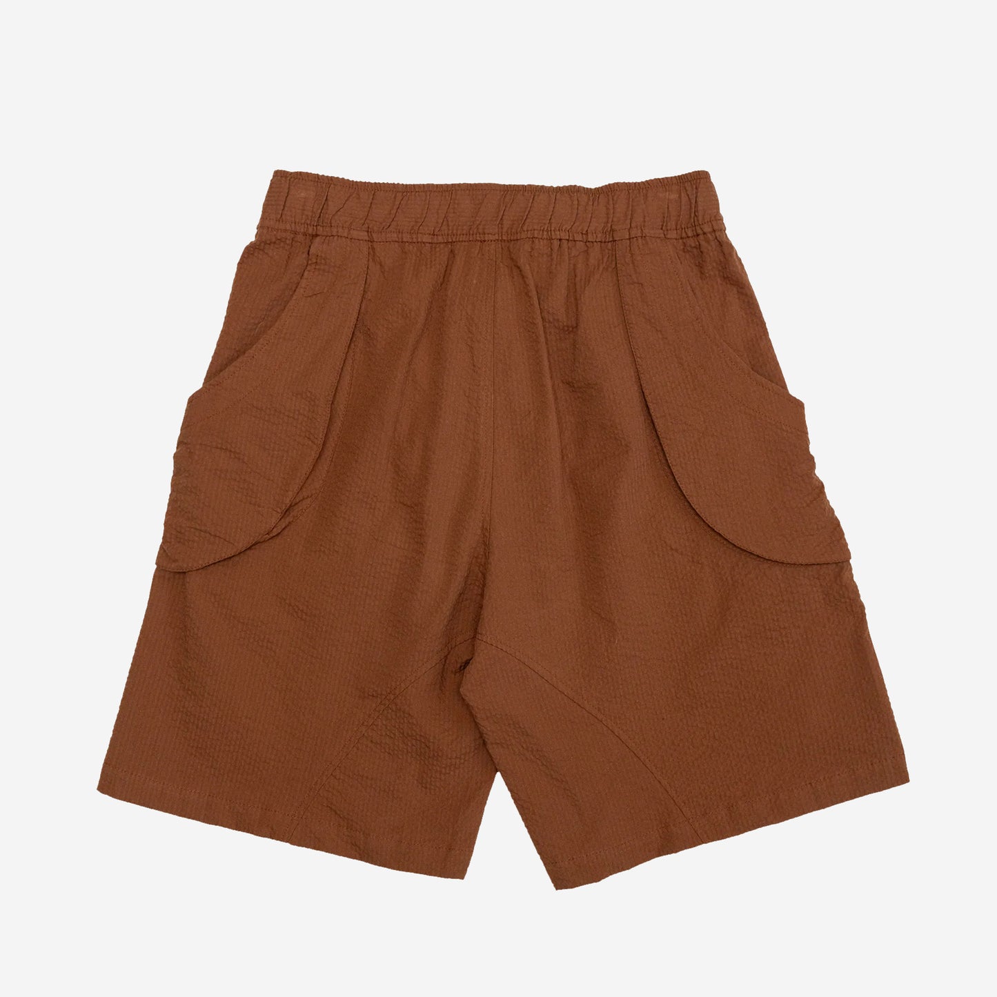 Osage Seersucker Shorts - Adobe Brown