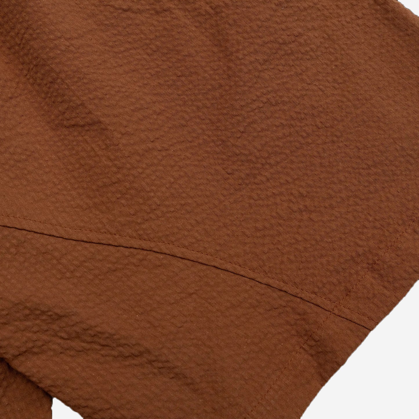 Osage Seersucker Shorts - Adobe Brown