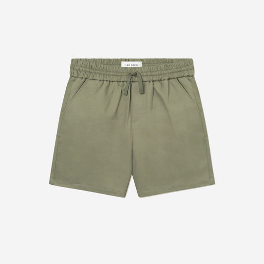 Otto Cotton Easy Shorts - Lichen Green