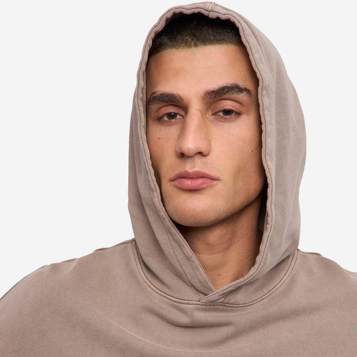 Organic Oversized Hoodie - Faded Khaki