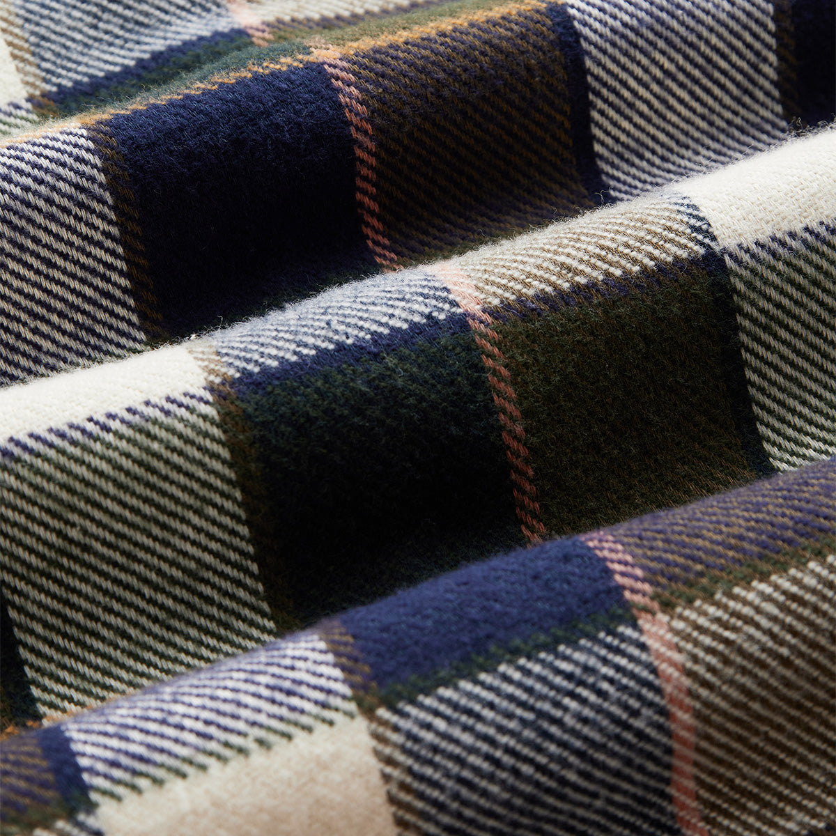 Pine Check Flannel Shirt - Green/Blue/White