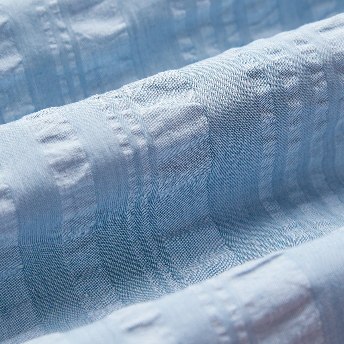 Prana Pluckered S/S Vacation Shirt - Light Blue