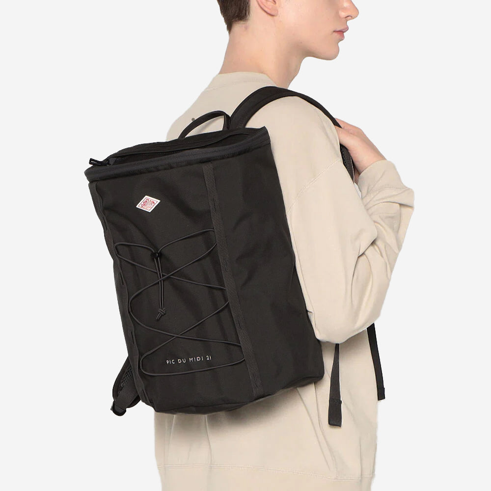 Pic Du Midi Cordura Canvas 21L Backpack - Black