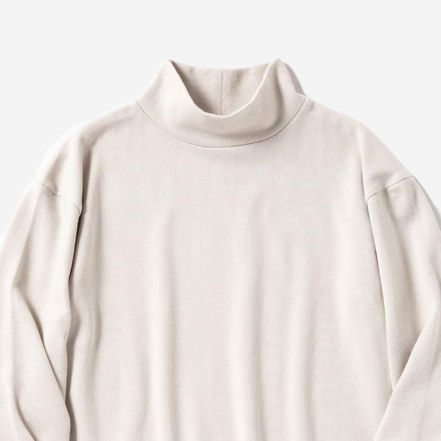 Pima High-Neck Sweater - Frost