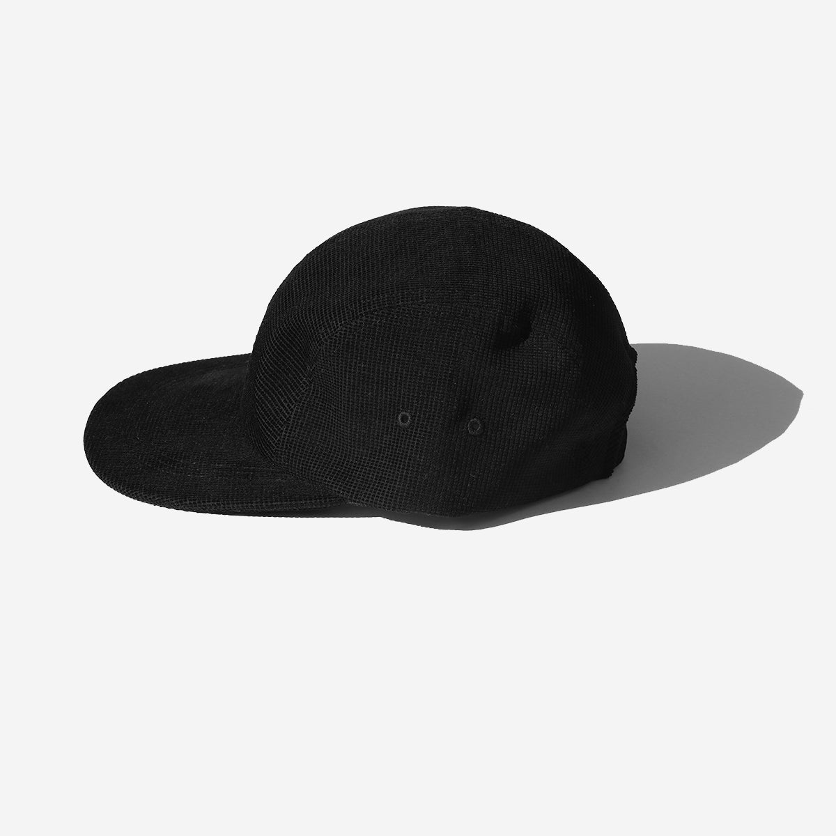 Pique Cotton Kyoto Cap - Black