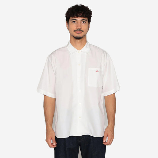 Poplin S/S Work Shirt - White