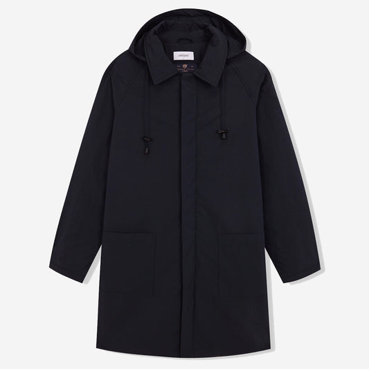Puffed Long Coat WR - Dark Navy