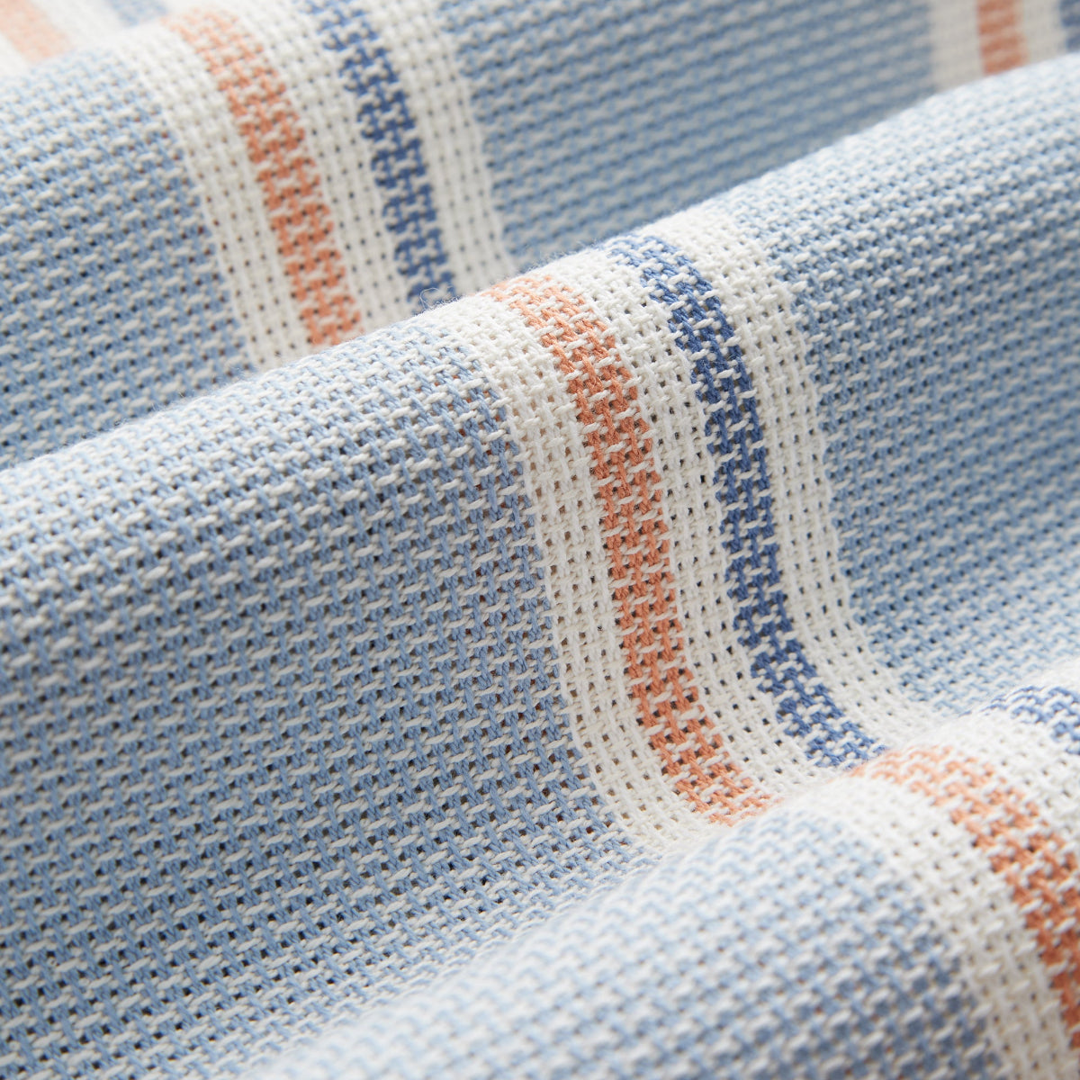 Radi Jacquard S/S Vacation Shirt - Light Blue Stripe