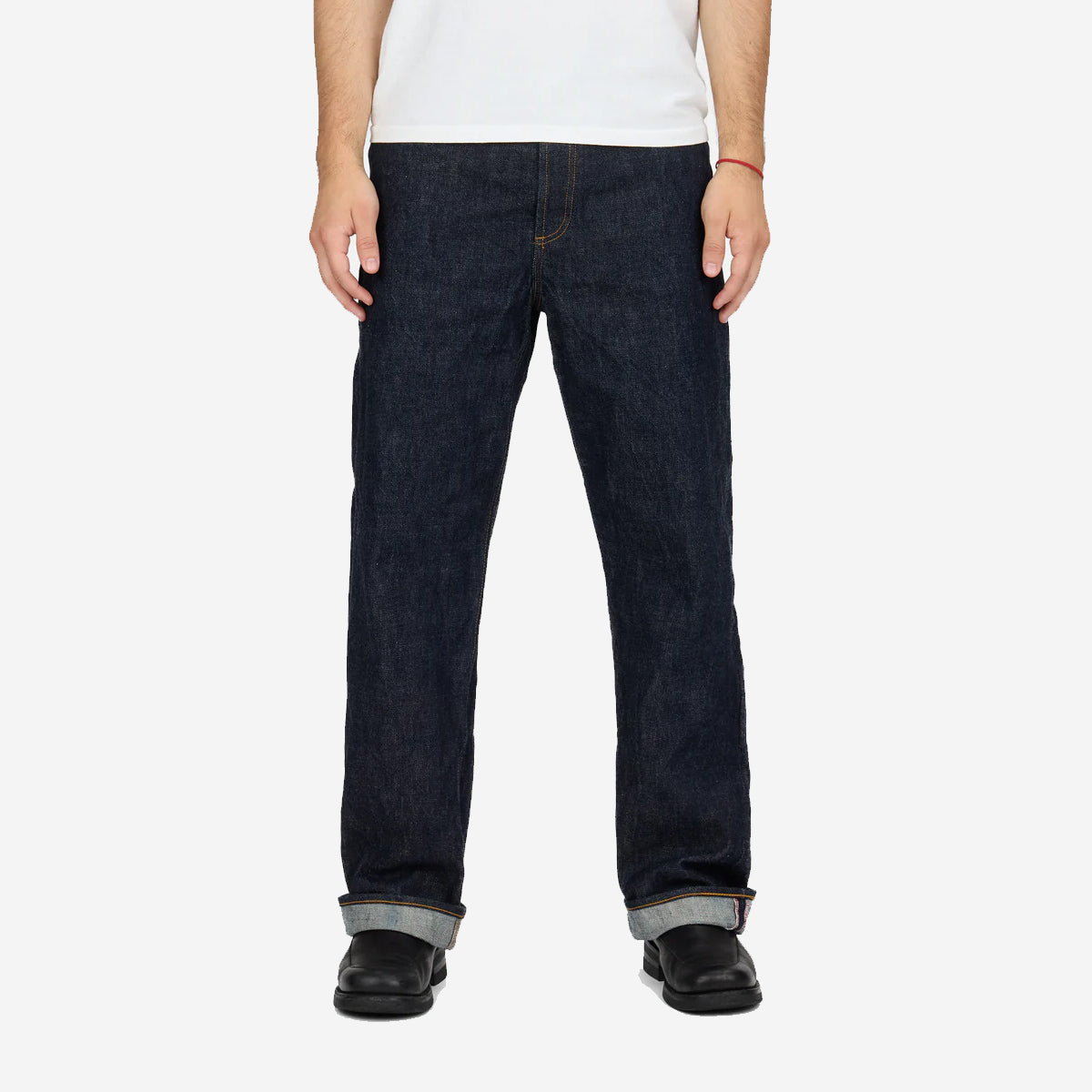 RS-100xk - Relaxed Straight 14oz Rinsed Kibata Selvedge - Indigo