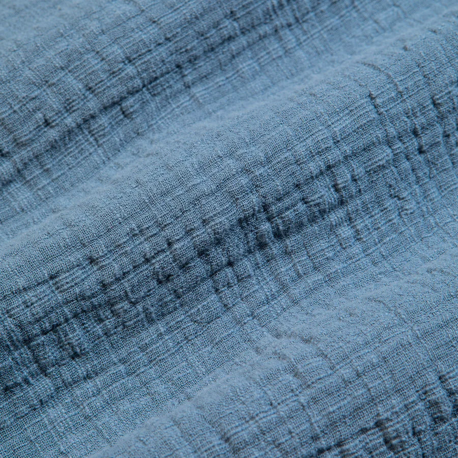 Raeburn Textured L/S Shirt - French Blue