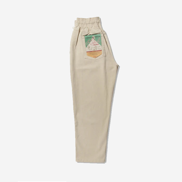 Ranch Wide Taper Pants - Denim Natural
