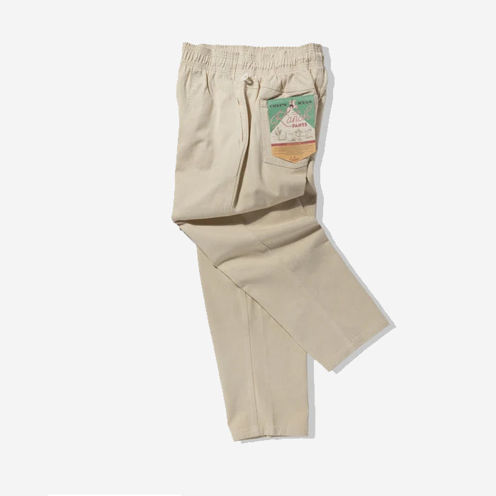 Ranch Wide Taper Pants - Denim Natural