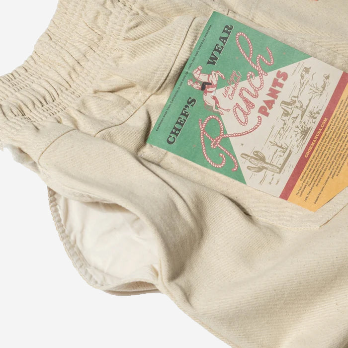 Ranch Wide Taper Pants - Denim Natural