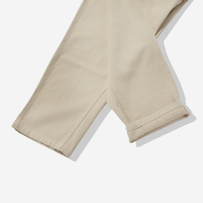 Ranch Wide Taper Pants - Denim Natural