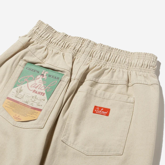Ranch Wide Taper Pants - Denim Natural