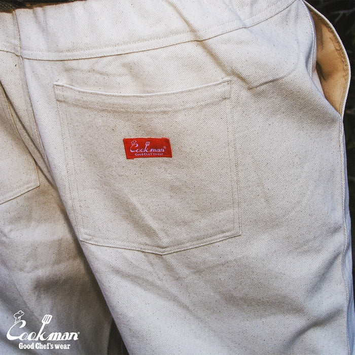 Ranch Wide Taper Pants - Denim Natural