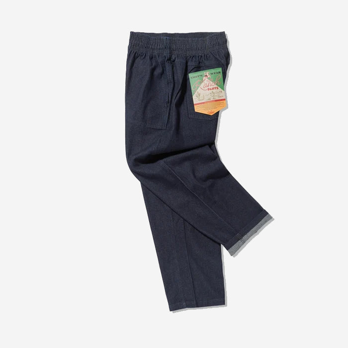 Ranch Wide Taper Pants - Denim Navy