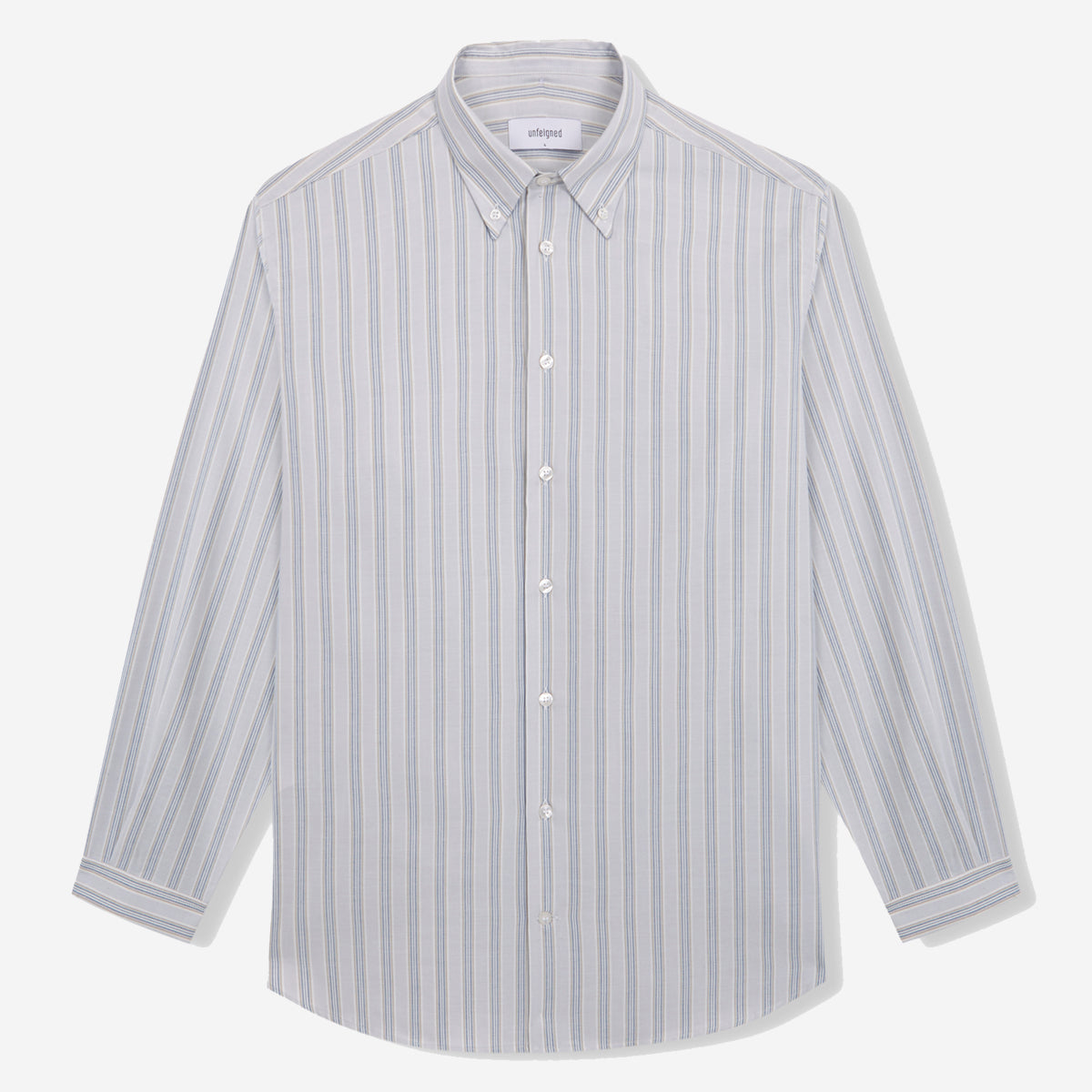 Regular Silk Merino Shirt - Colourful Stripes