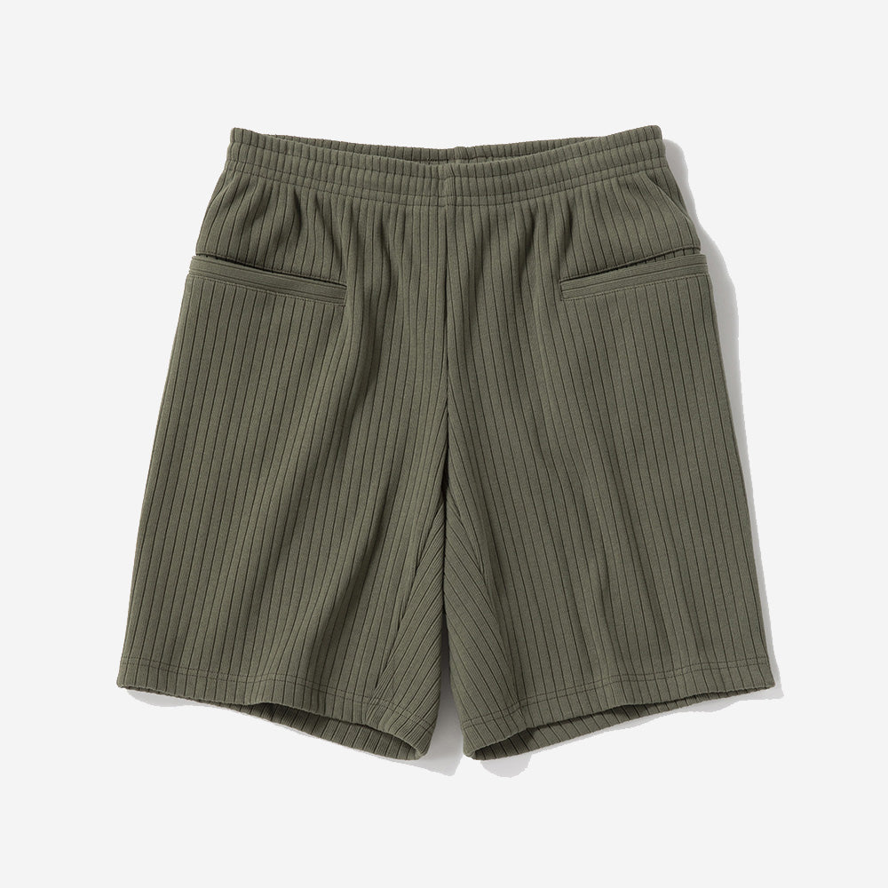 Rib Shorts - Dark Clover