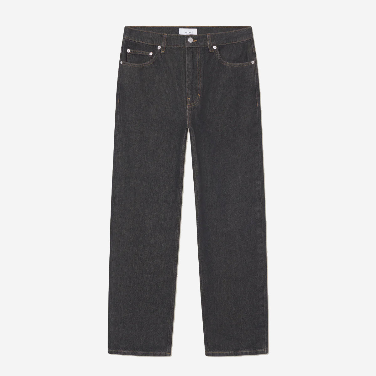 Ryder Tapered 2-Tone Denim Jeans - Black