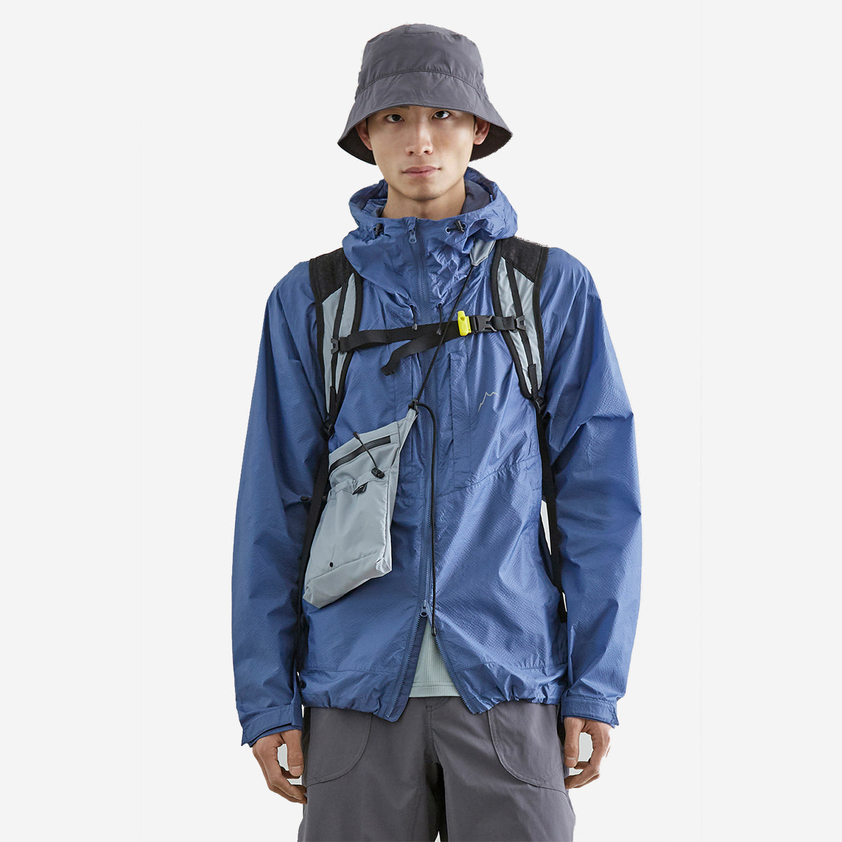 SEORAK 3 Light Solid Sacoche Bag - Grey