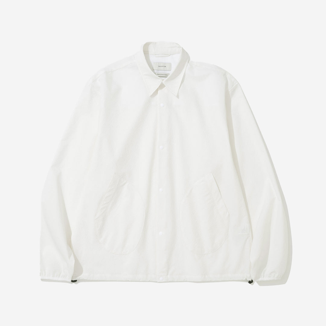 SHIRTER - SOLOTEX Seersucker Pocket Shirt - White – Muddy George