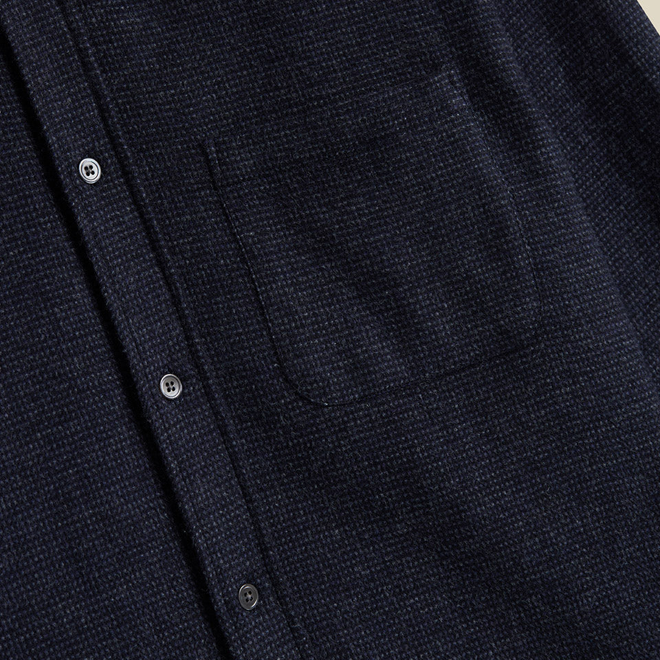 Sounds Dot Flannel Shirt - Grey