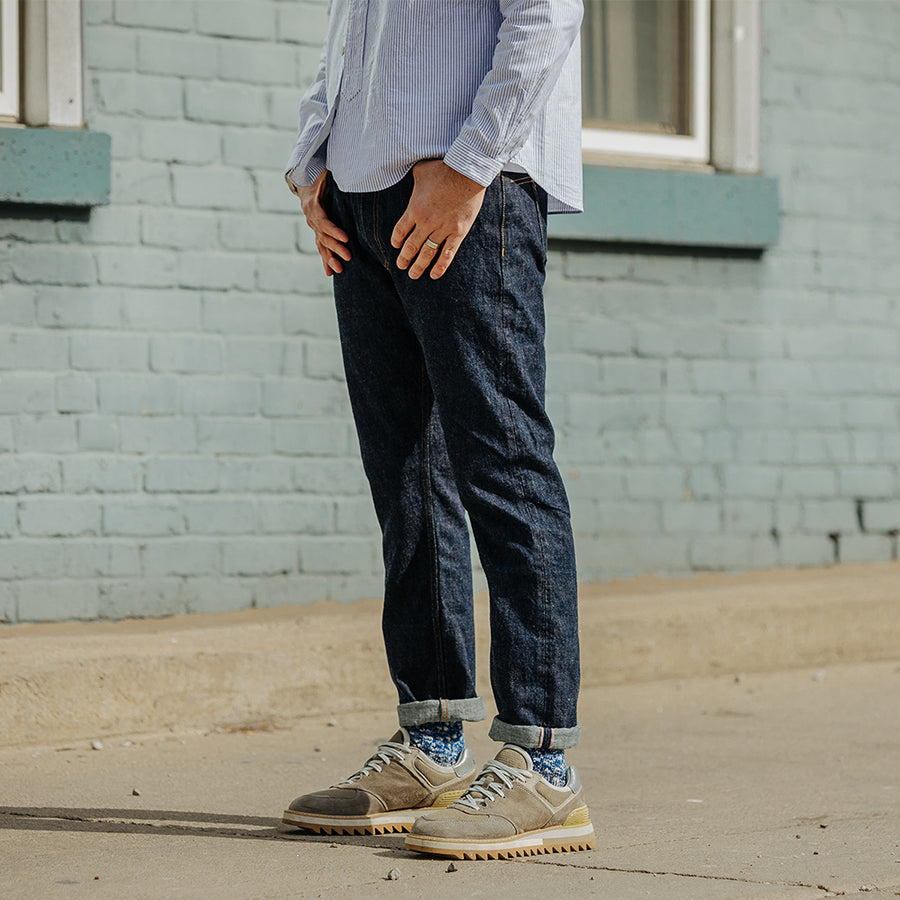 CT-100xk - Classic Tapered 14oz Rinsed Kibata Selvedge - Indigo