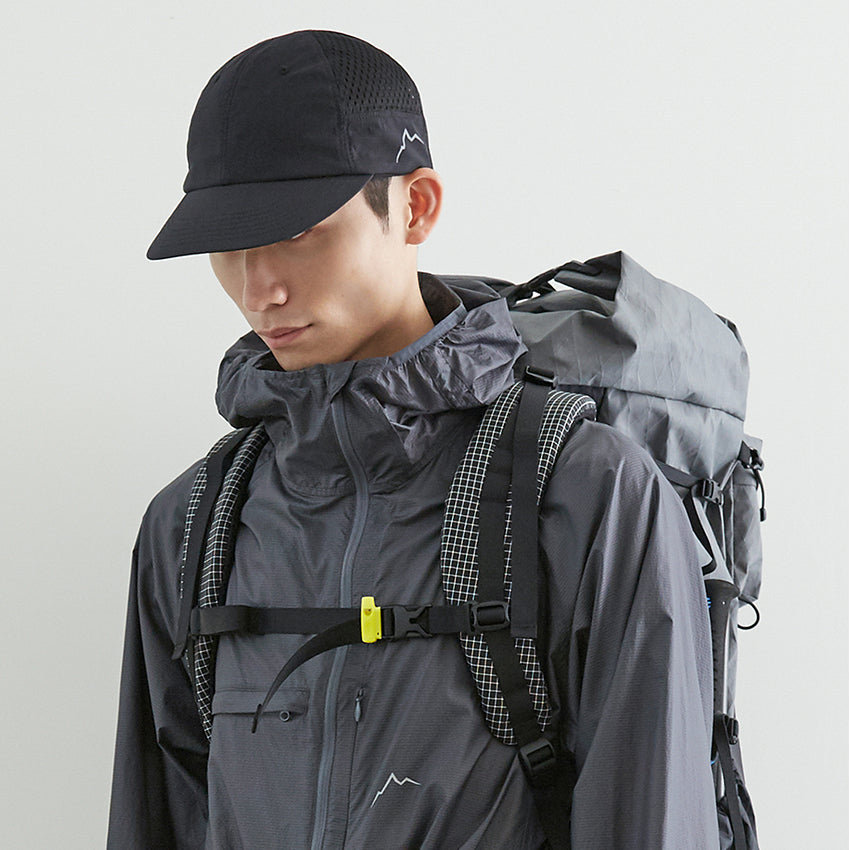 Stretch Nylon Mesh Cap - Grey