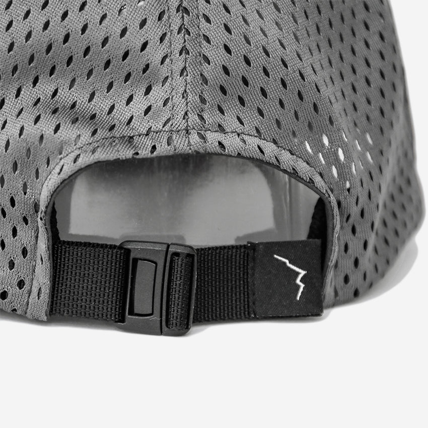 Stretch Nylon Mesh Cap - Grey