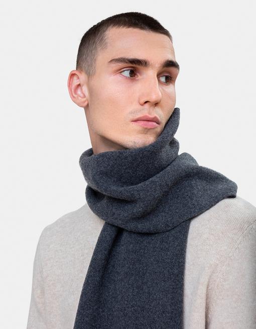 Merino Wool Scarf - Royal Blue